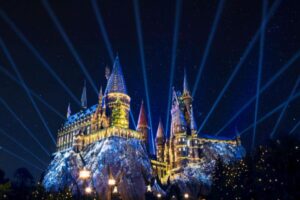 The Magic of Christmas at Hogwarts Castle