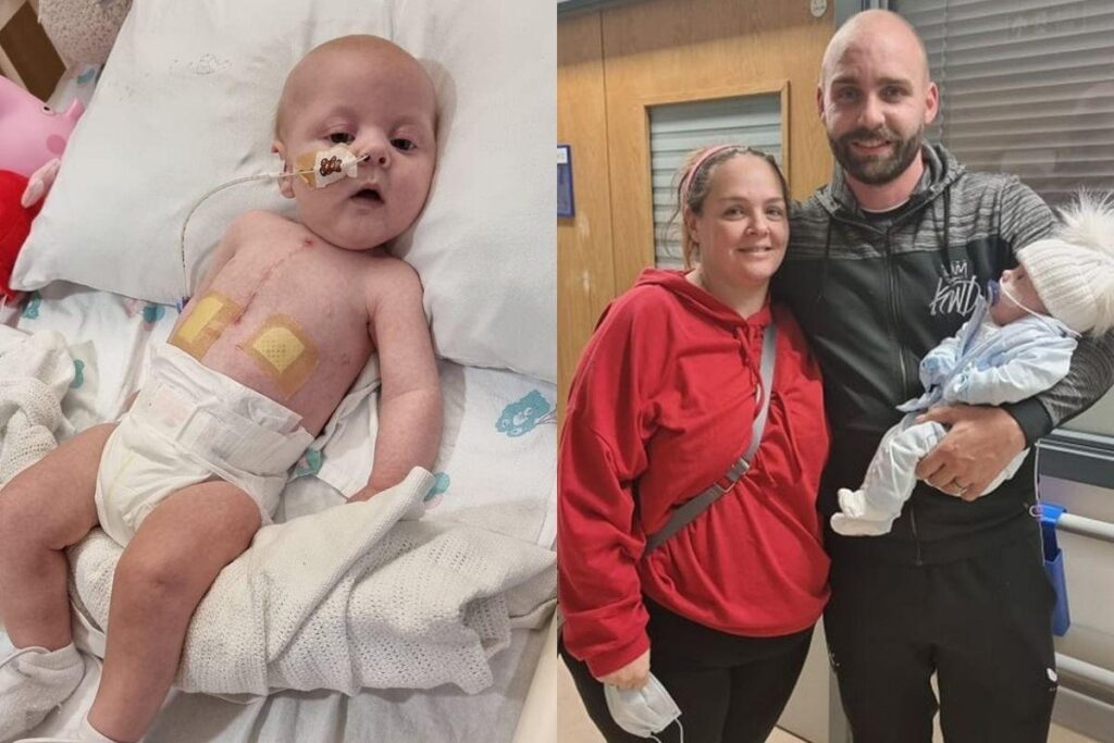 Cruz passou por duas cirurgias cardíacas com apenas 10 semanas de vida e sobreviveu