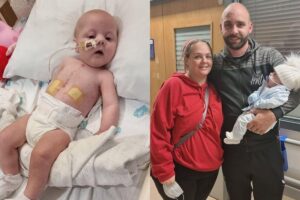 Cruz passou por duas cirurgias cardíacas com apenas 10 semanas de vida e sobreviveu