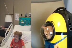 Bruno ficou super feliz ao encontrar o amigo