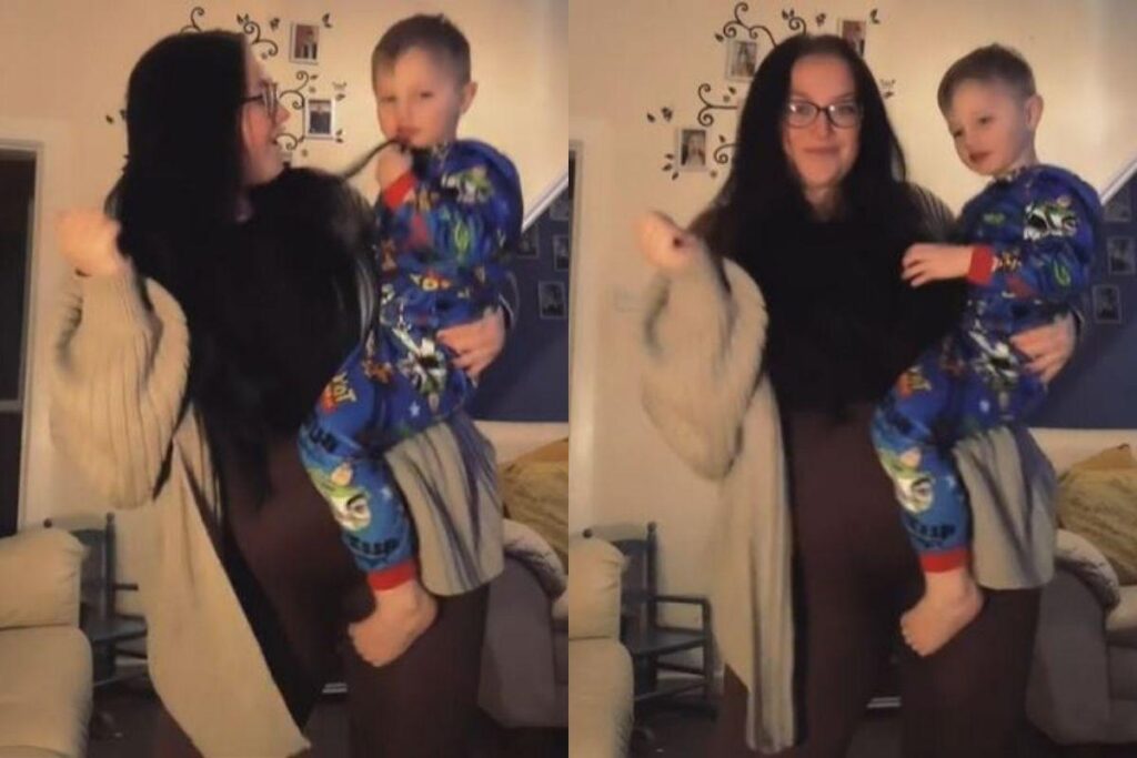 A mulher disse que a mãe teve azia na gravidez dela também