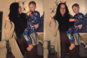 A mulher disse que a mãe teve azia na gravidez dela também