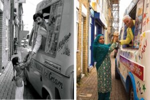 Fotógrafo recria imagens 40 anos após serem tiradas e prova que o tempo passa rápido