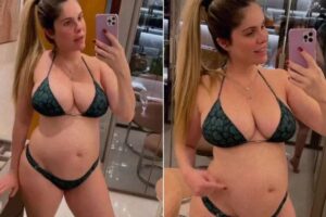 Bárbara Evans grávida