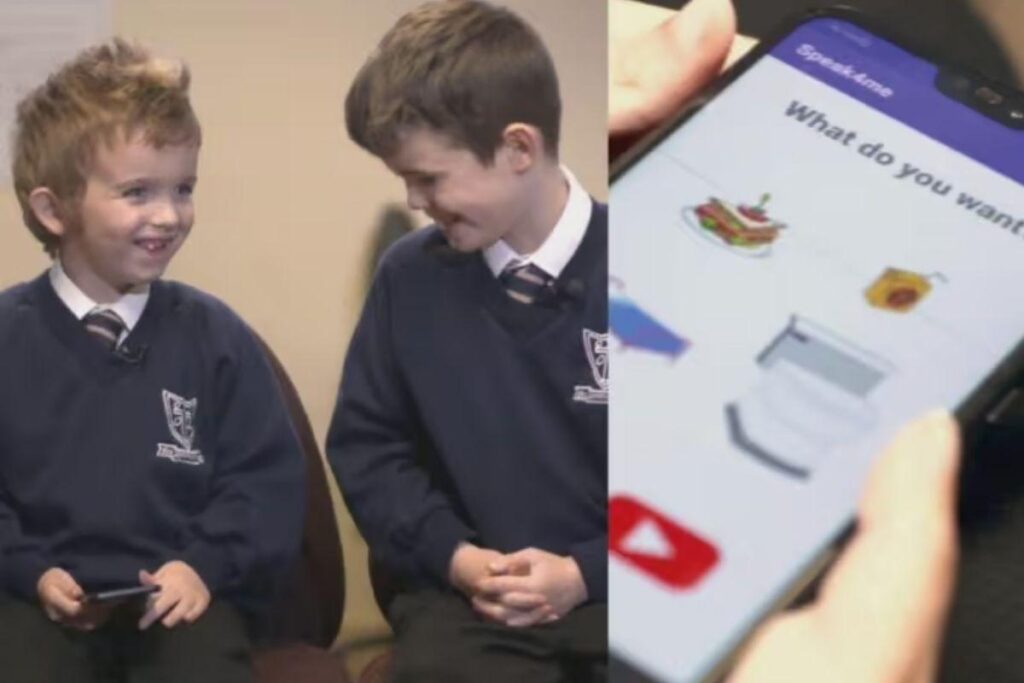 Sean Porter desenvolveu o app para poder se comunicar com irmão autista