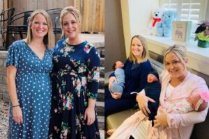 Irmãs gêmeas dão à luz no mesmo dia, mesmo hospital e com mesmo médico