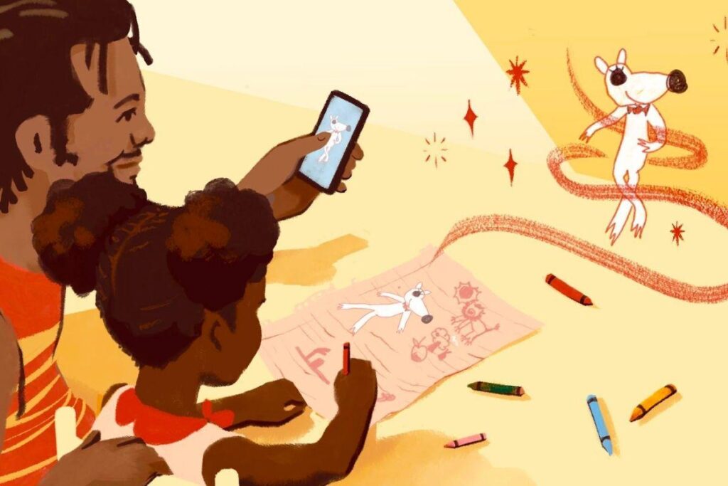 Processo de animação dos desenhos infantis feito pela Inteligência Artificial