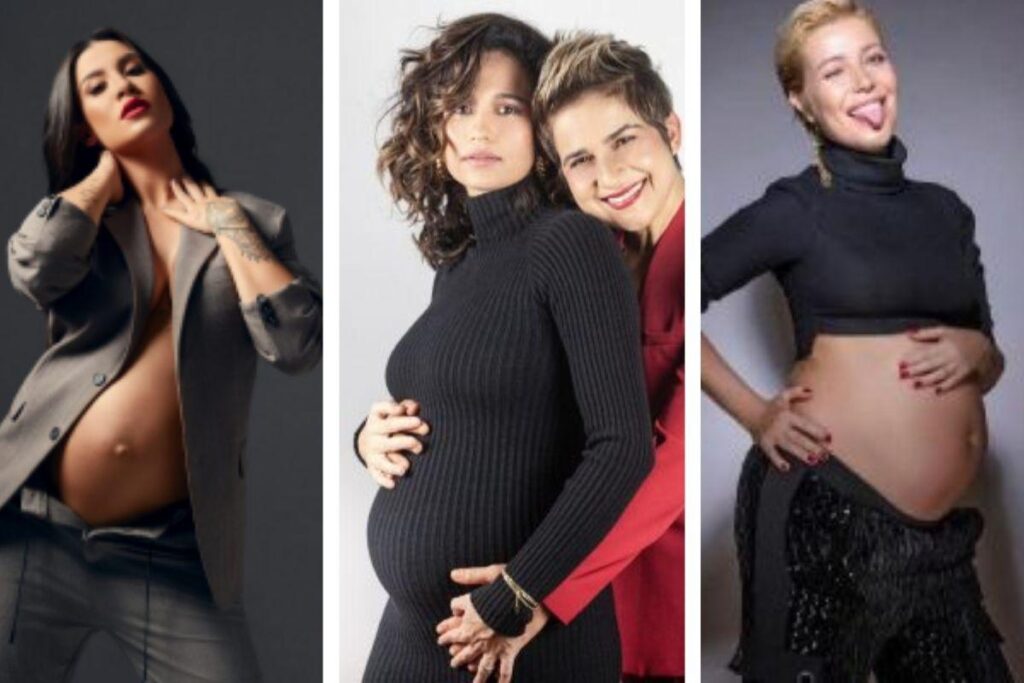 Kyra Gracie mostra detalhes do parto com Malvino Salvador