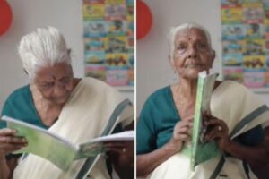 Idosa de 104 anos aprende a ler e escrever e comemora nota alta em prova de alfabetização