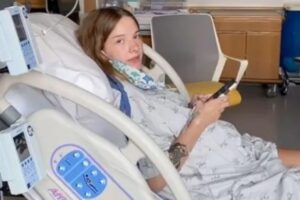 “Eu literalmente em trabalho de parto pensando demais na mensagem que estou enviando para meu gerente” disse a mãe na legenda