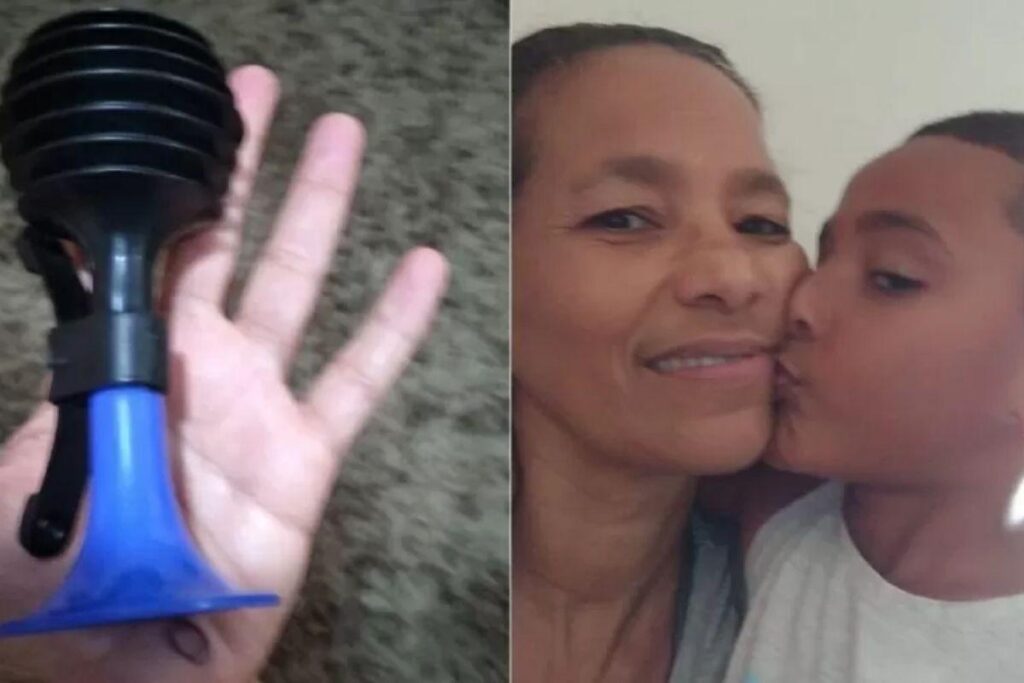 Menino fica com parafuso no ouvido