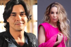 André Gonçalves recebe presente de Natal do filho de Danielle Winits