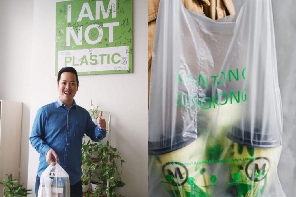 Biólogo cria sacolas feitas de mandioca