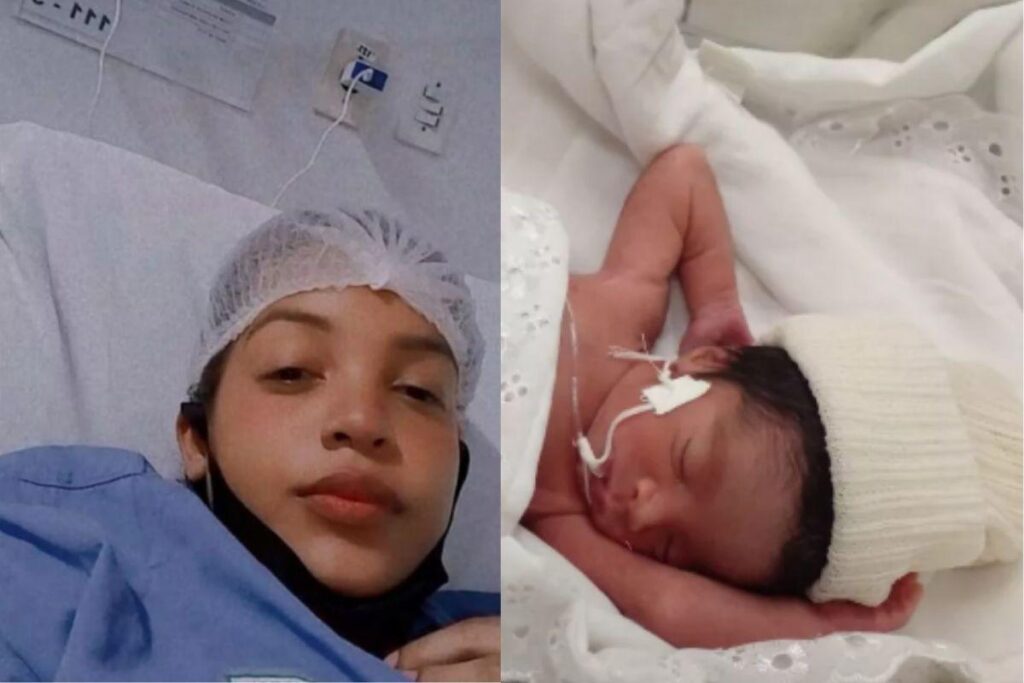 Mãe descobre estar grávida de gêmeos durante o parto