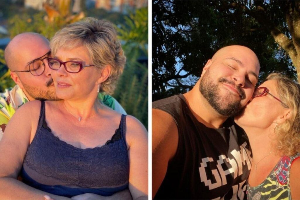 Tiago Abravanel em vídeo chamada antes de entrar em confinamento para o BBB 22