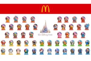 Novidade na área! McDonald’s lança 50 opções de brinquedos da Disney no Mc Lanche Feliz