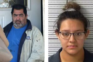 Momento em que uma das catadoras de lixo encontra o recém-nascido, ainda com vida