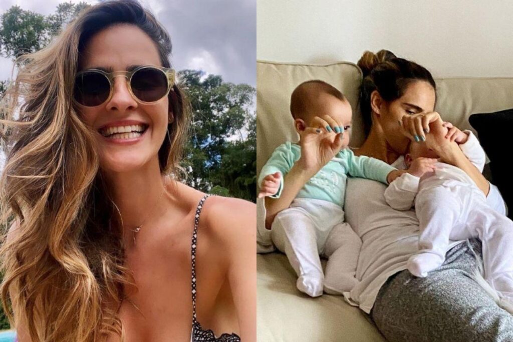 Pietra e Sophia Marcella Fogaça comendo brócolis