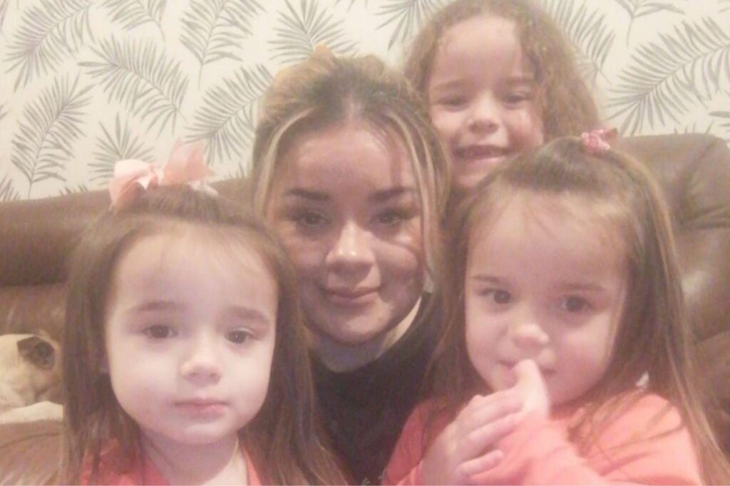 Donna-Marie deu o mesmo nome para as três filhas