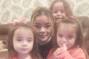 Donna-Marie deu o mesmo nome para as três filhas