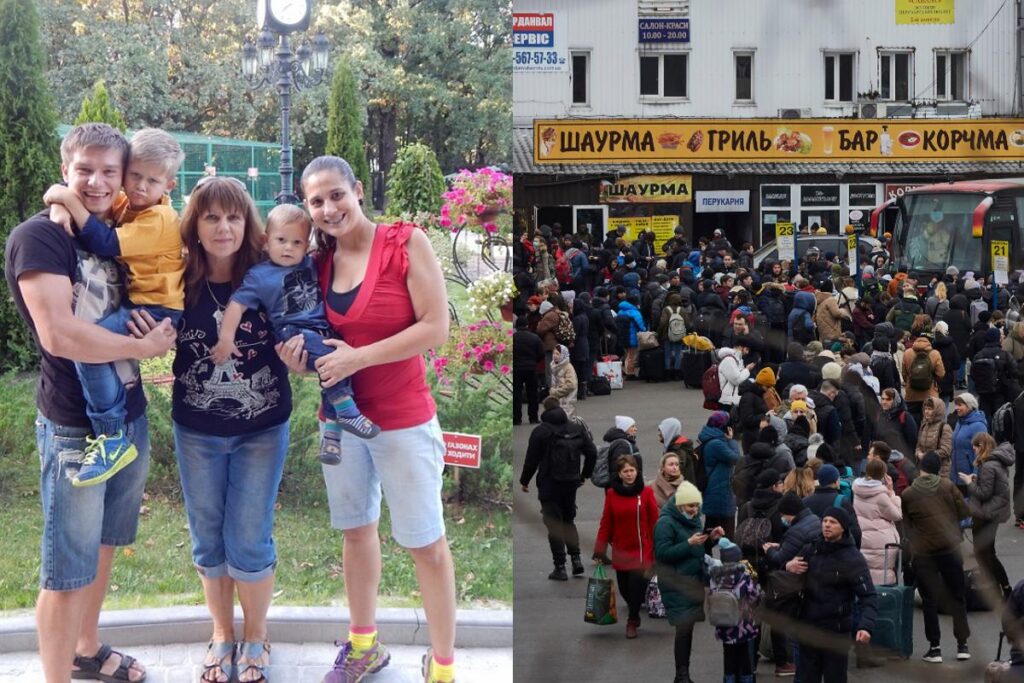 Habitantes de Kiev deixam a cidade após ataques