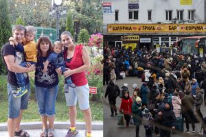 Habitantes de Kiev deixam a cidade após ataques