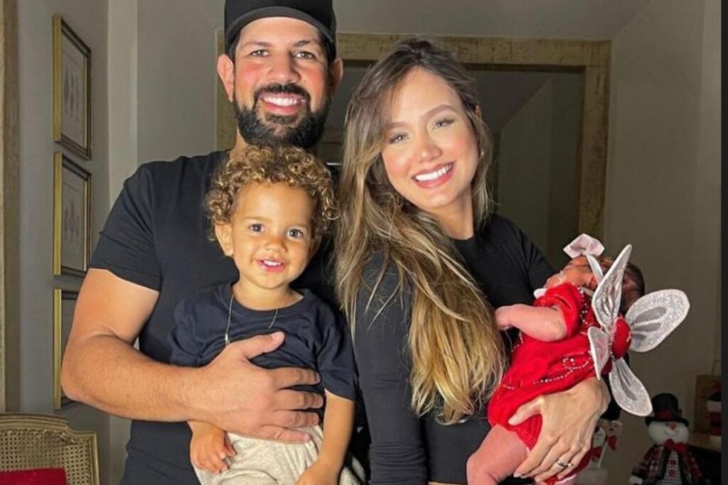 Fernanda foi batizada neste fim de semana