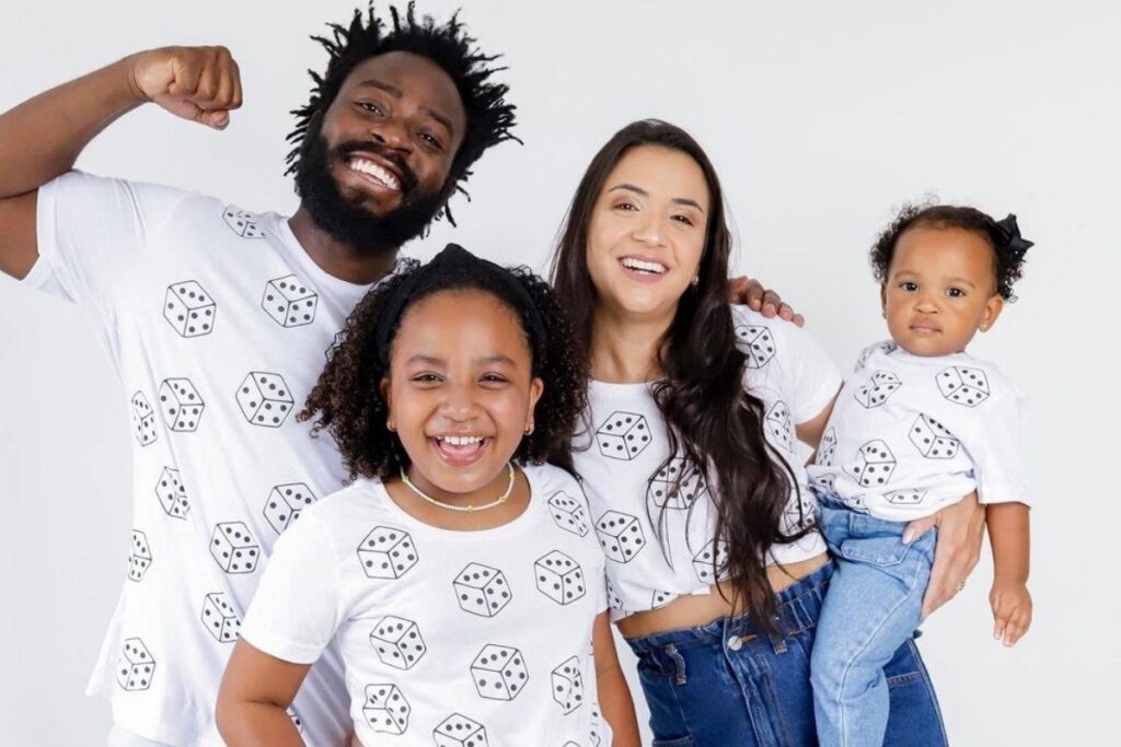 Douglas e Maria Flor são super unidos