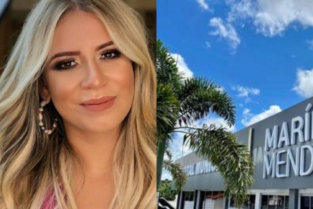 Hospital cria letreiro em homenagem a Marília Mendonça