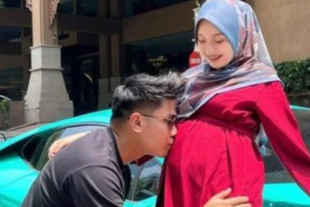 Grávida dá carro de luxo para o marido ajudá-la a cuidar do filho