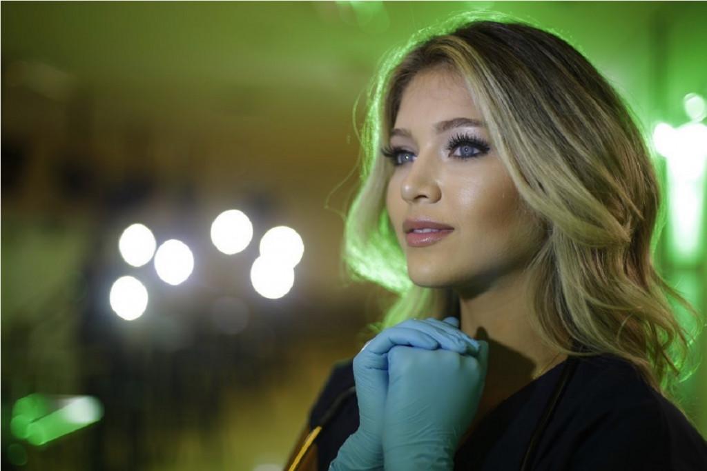 A médica mostrou a sessão de fotos nas redes