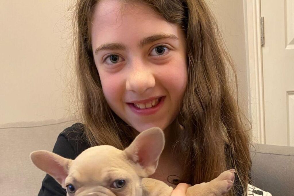 Rosie com a família