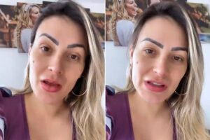 Andressa Urach explica sumiço nas redes sociais ao contar sobre pós-parto