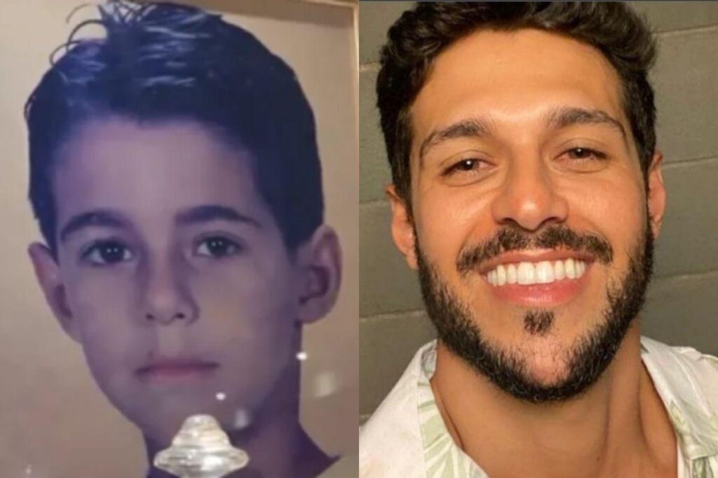 Rodrigo, do BBB 22, mostra foto de infância e faz brincadeira: “Paranoico desde pequeno”