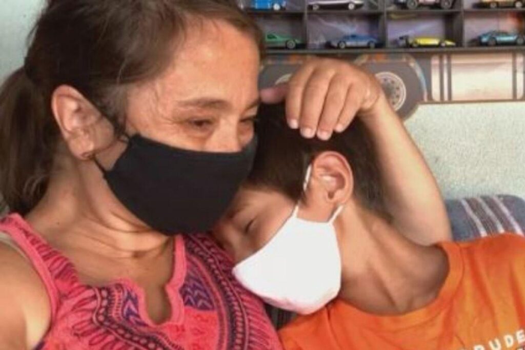 O menino é fã do Samu