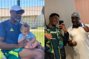 O pai de Paulo André relembrou a cirurgia que o neto precisou fazer após o nascimento