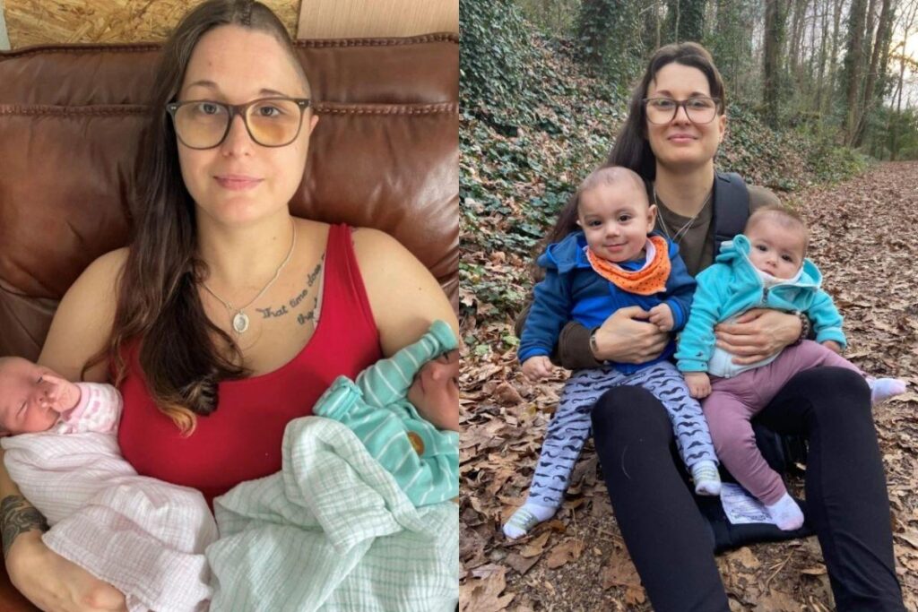 Kylie Weatherby estava no oitavo mês de gestação de gêmeos quando descobriu que possuía um tumor cerebral do tamanho de uma mexerica