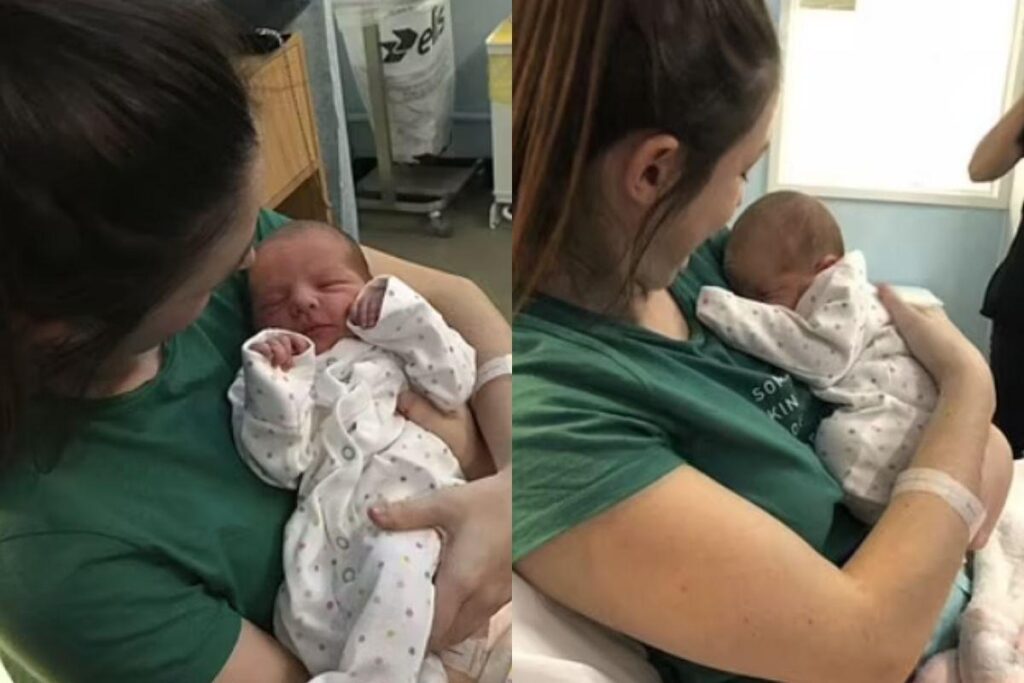Mulher descobre que estava grávida na hora de dar à luz mesmo todos os testes negativos