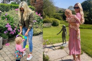 A ex-miss convidou a barriga de aluguel ucraniana que gerou sua primeira filha a ir morar com ela na Irlanda