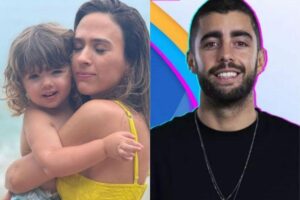 Tata Werneck comparou a filha com Pedro Scooby