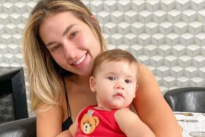 Virginia mostrou Maria Alice falando “bom dia”