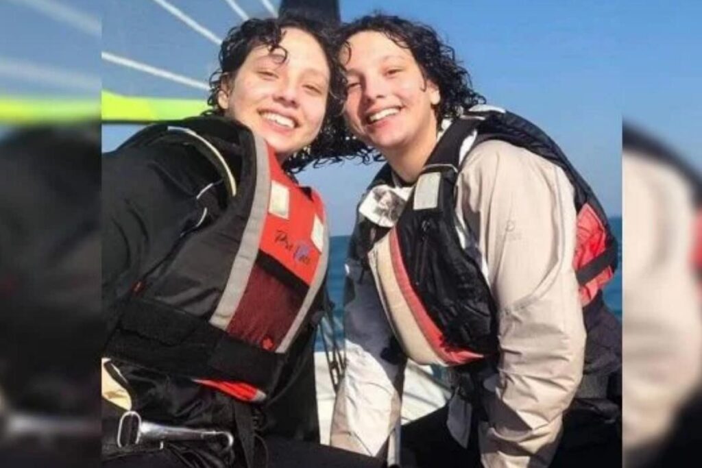 A Eya foi a velejadora profissional mais jovem do mundo a participar dos jogos olímpicos de Tóquio