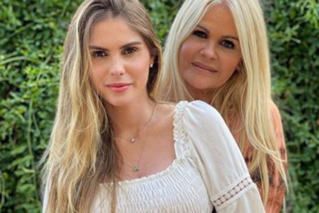 A Monique Evans encontrou com a neta, a Ayla, pela primeira vez