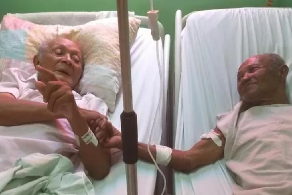 A equipe médica notou grande semelhança entre o sobrenome dos dois