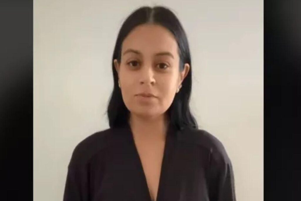 A gestante explicou o motivo da decisão no TikTok