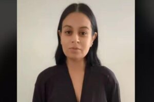 A gestante explicou o motivo da decisão no TikTok