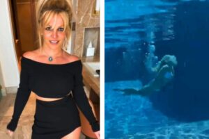 Britney Spears aparece nadando em durante a gravidez: entenda se a prática realmente faz bem