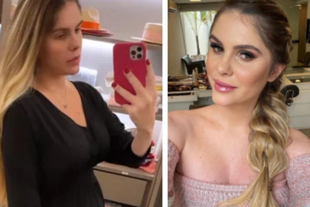 Bárbara surpreendeu com a barriga no pós-parto