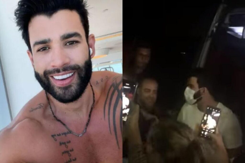 Gusttavo Lima levou uma cabeçada de uma criança