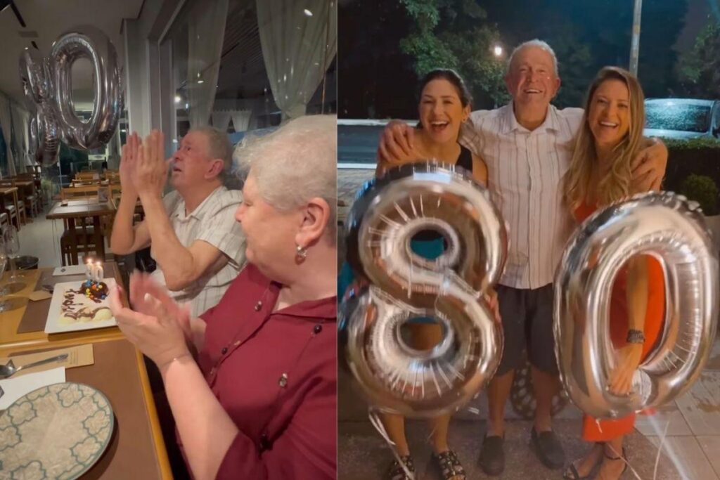 Dani postou fotos com o pai em momentos especiais